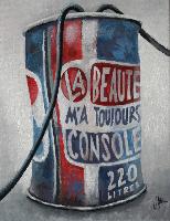 LA BEAUTE M'A TOUJOURS CONSOLE - 35x27